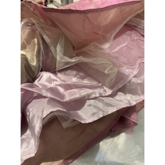 Vtg Jessica McClintock Gunne Sax Prom Tulle Dress 9 Pink Fairy Princess Corset - Picture 5 of 16